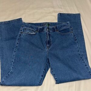 Ralph Lauren Women’s Classic Straight Blue Denim Jeans Size 10